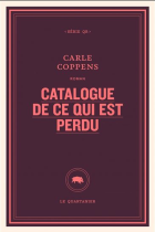 Catalogue de ce qui est perdu